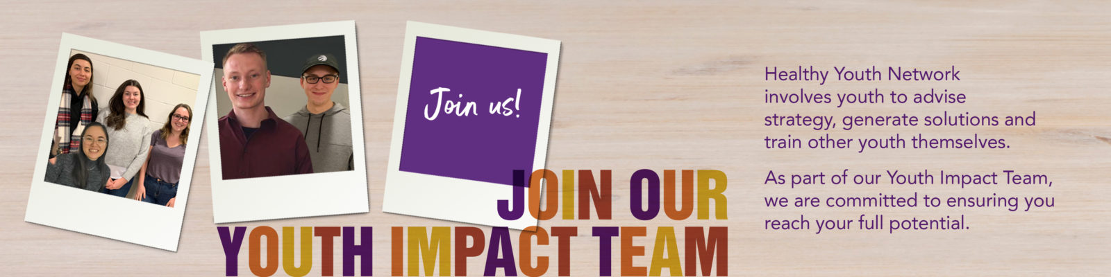 Join our Youth Impact Team