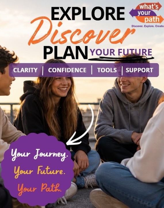 Your future isn’t about having all the answers today it’s about discovering what’s possible tomorrow. 💜

Explore new opportunities, gain confidence, and take the next step with What’s Your Path.

✨Your journey. Your future. Your path.#whatsyourpath #healthyyouthnetwork #youth #futureready #community